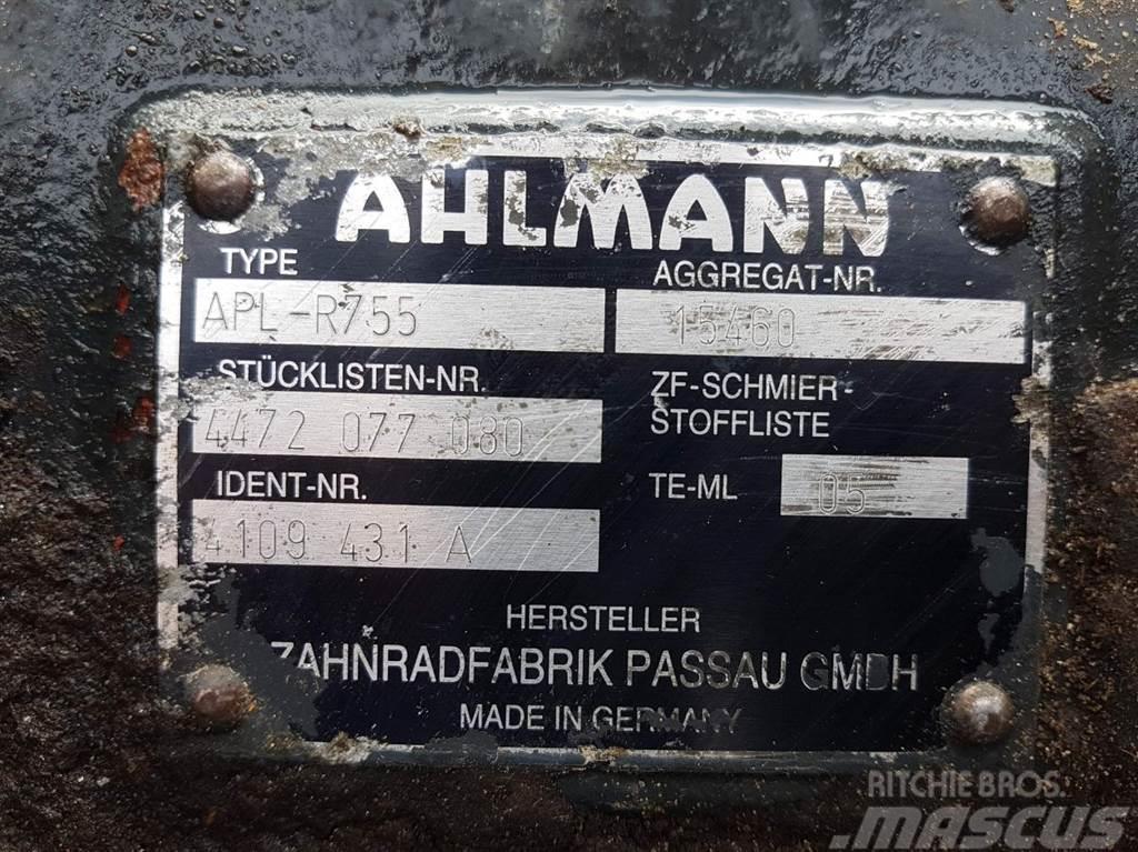 Ahlmann AZ14-ZF APL-R755-4472077080/4109431A-Axle/Achse/As Aksler