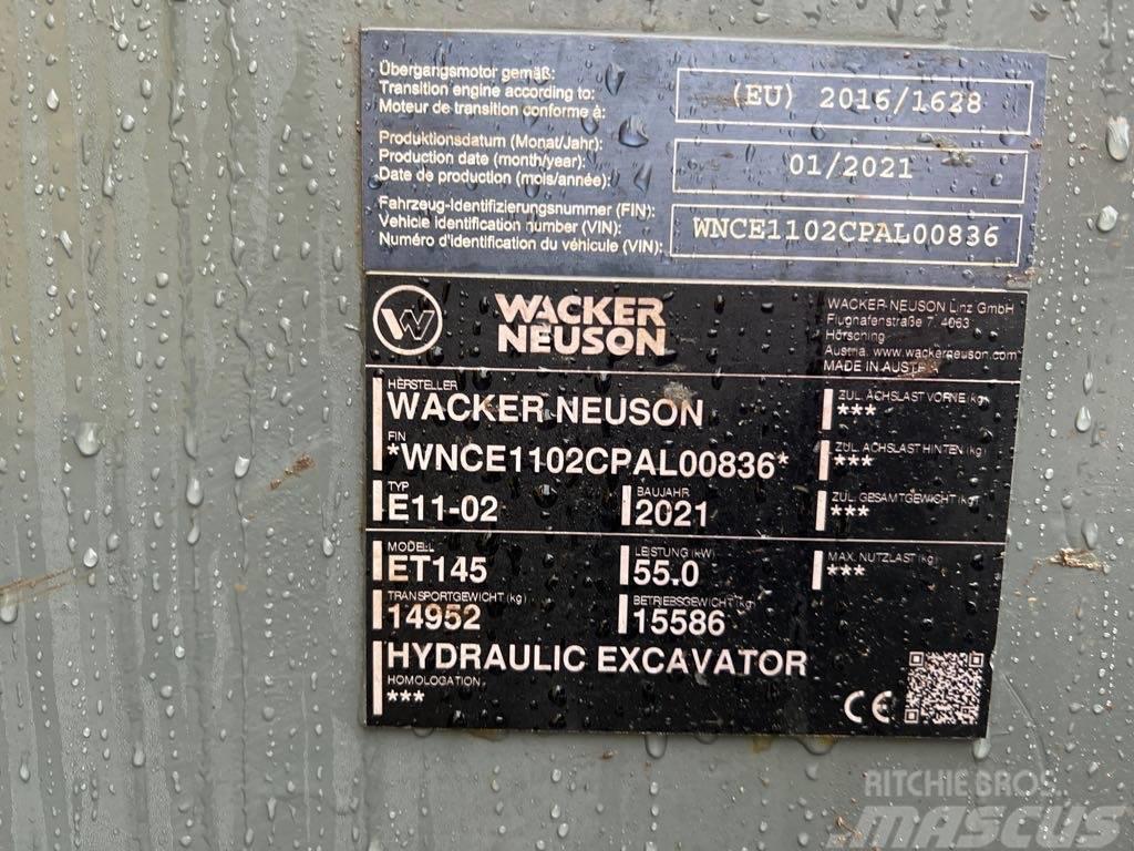Wacker Neuson ET145 Gravemaskiner på larvebånd