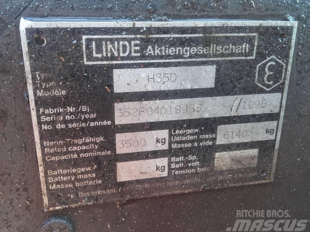Linde H 35 D Diesel gaffeltrucks