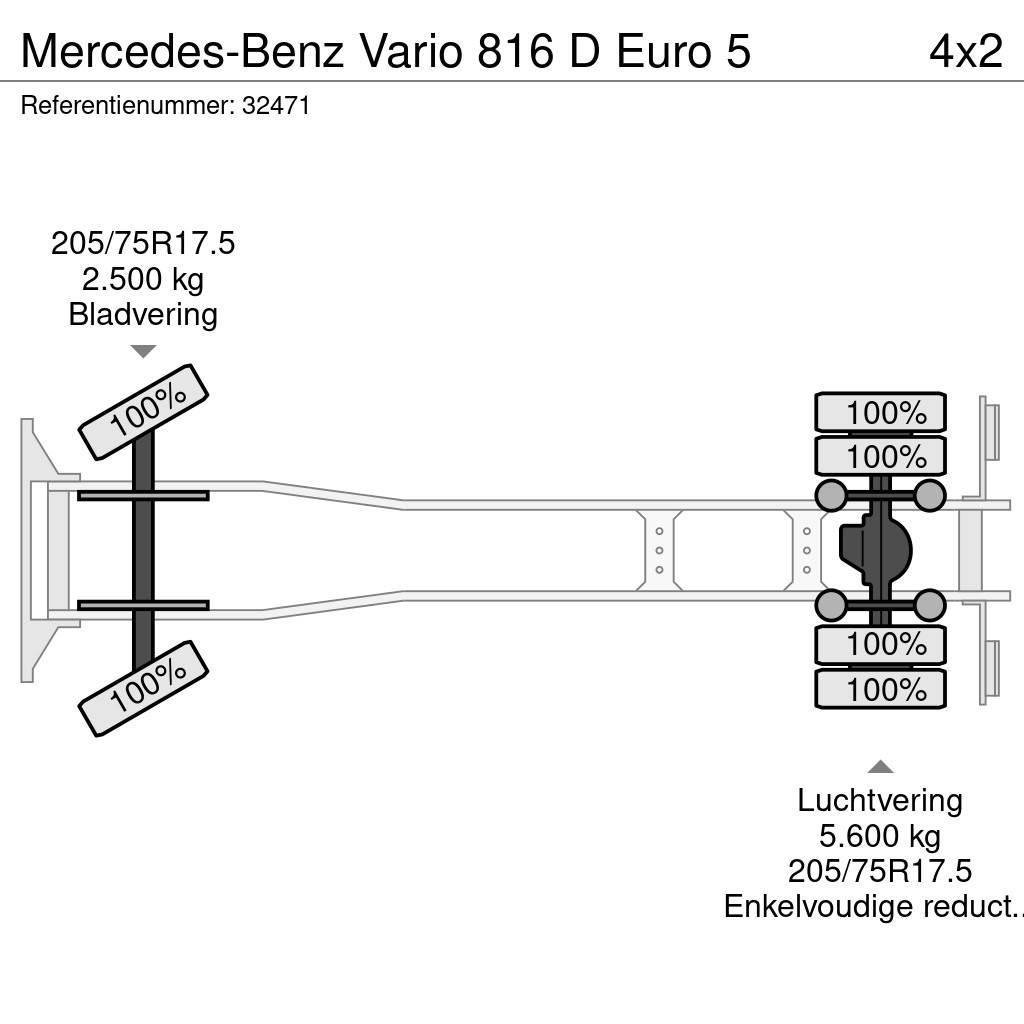 Mercedes-Benz Vario 816 D Euro 5 Renovationslastbiler