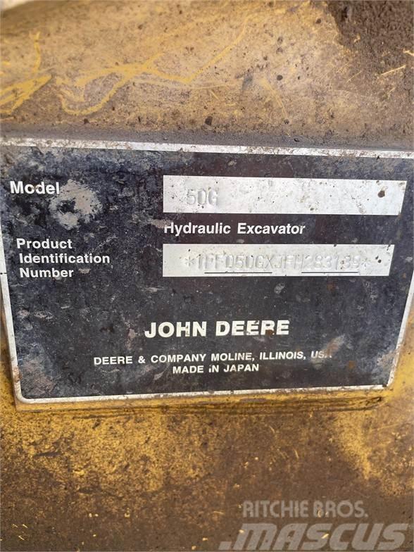 John Deere 50G Minigravemaskiner