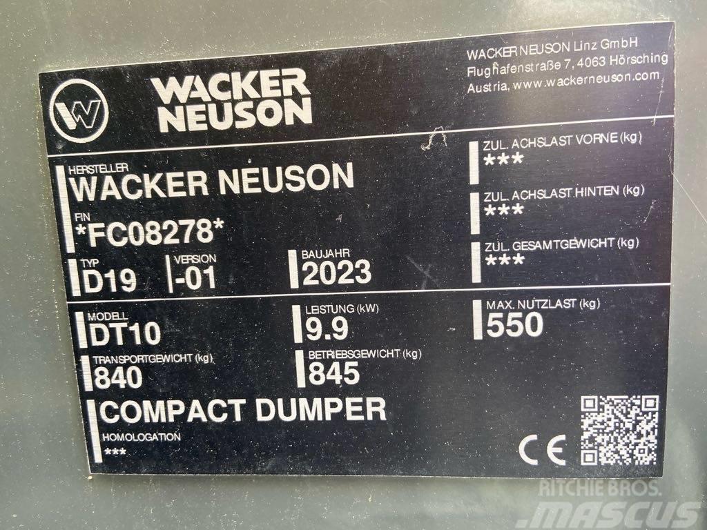 Wacker Neuson DT10 Bælte-tipvogn
