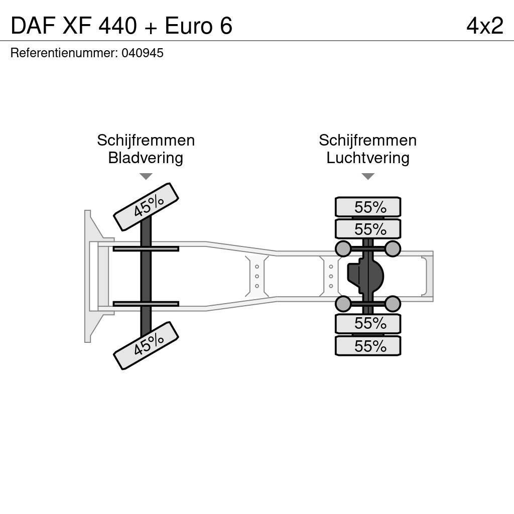 DAF XF 440 + Euro 6 Trækkere