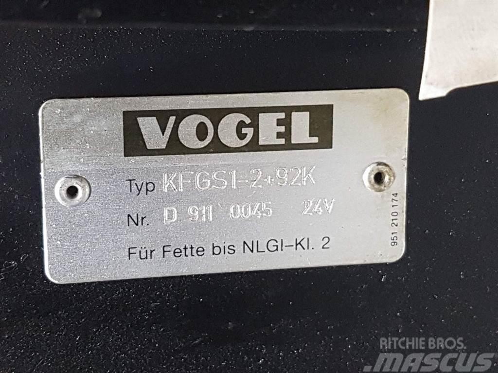 Liebherr A924-Vogel KFGS1-2+92K 24V-Lubricating system Chassis og suspension