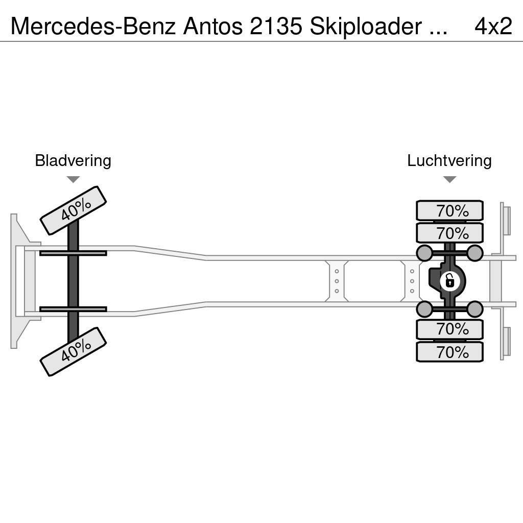 Mercedes-Benz Antos 2135 Skiploader hyvalift with remote control Skip loader