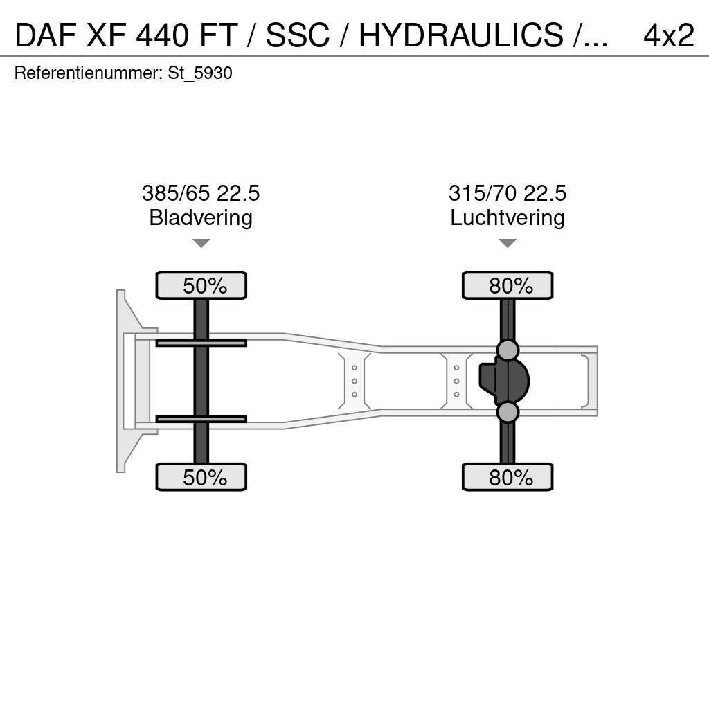 DAF XF 440 FT / SSC / HYDRAULICS / SUPERSPACECAB / NL- Trækkere