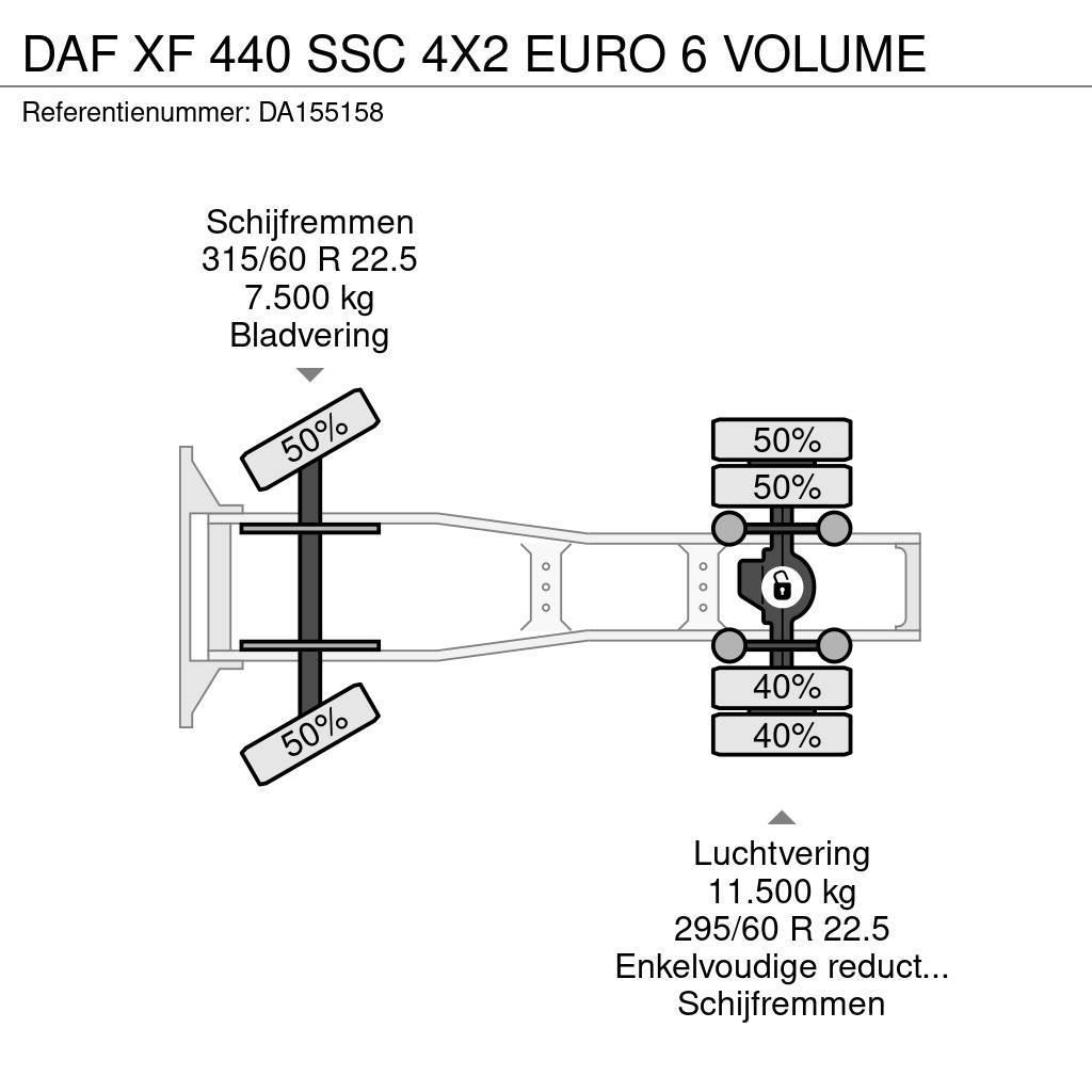 DAF XF 440 SSC 4X2 EURO 6 VOLUME Trækkere