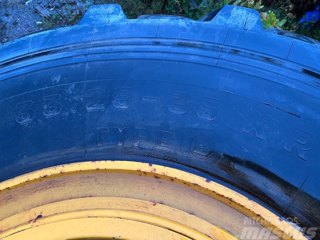  Dumper däck Michelin 33,25-35 Dæk, hjul og fælge