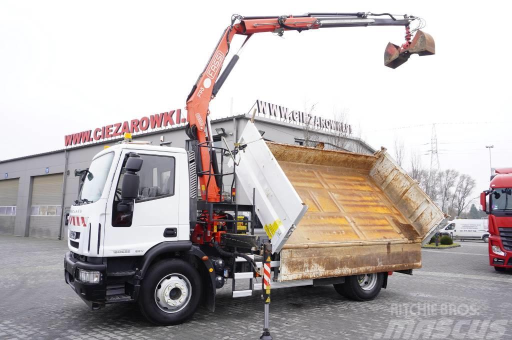 Iveco Eurocargo 160E22 EEV Dump truck / Bortmatic Lastbiler med tip