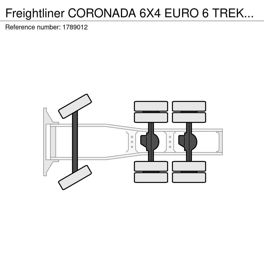 Freightliner CORONADA 6X4 EURO 6 TREKKER/TRACTOR/SATTELZUGMASCH Trækkere