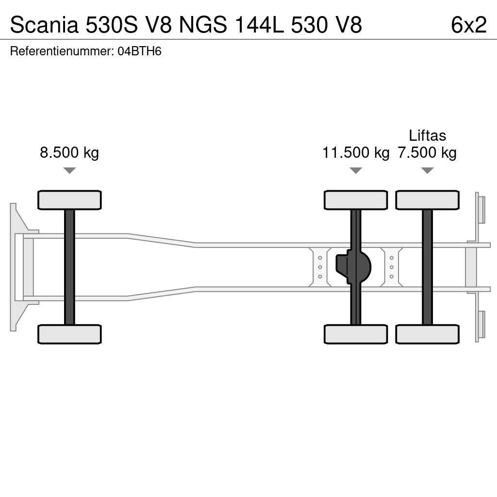Scania 530S V8 NGS 144L 530 V8 Fast kasse