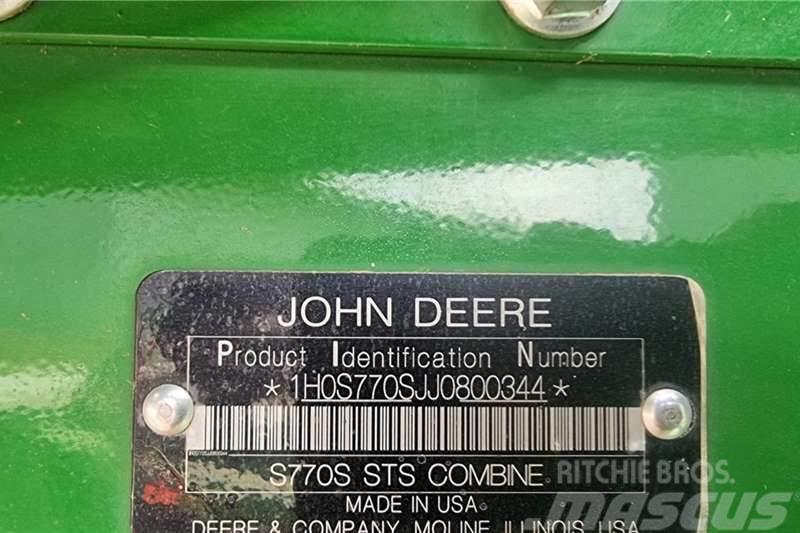 John Deere S770 Andre lastbiler