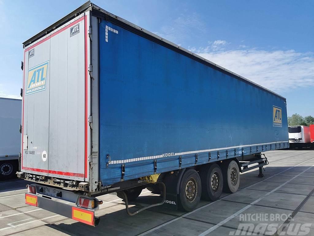 Kögel S 24 saf disc brakes Semi-trailer med Gardinsider