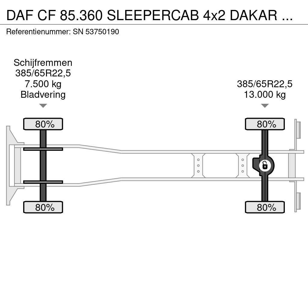DAF CF 85.360 SLEEPERCAB 4x2 DAKAR EDUCATION TRUCK (ZF Fast kasse