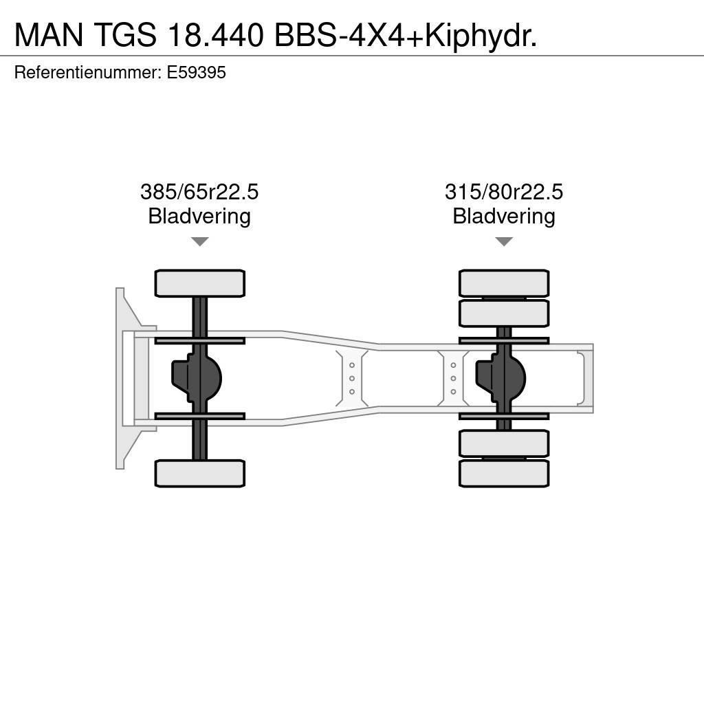 MAN TGS 18.440 BBS-4X4+Kiphydr. Trækkere