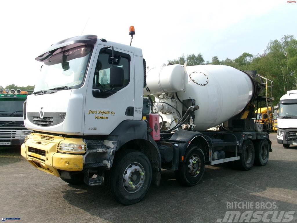 Renault Kerax 370.32 8X4 concrete mixer 9 m3 Betonbiler