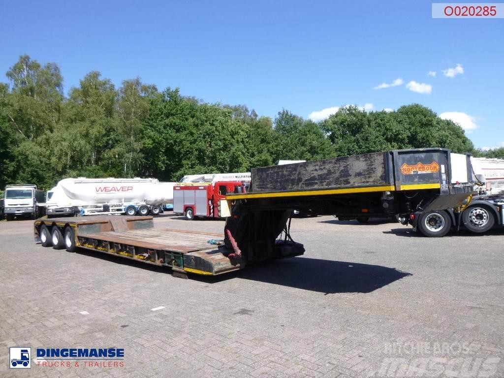 Nooteboom 3-axle lowbed trailer 33 t / extendable 8.5 m Semi-trailer blokvogn