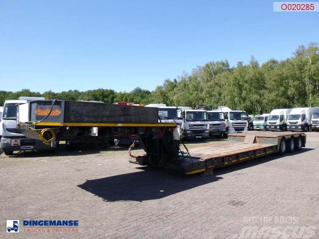 Nooteboom 3-axle lowbed trailer 33 t / extendable 8.5 m Semi-trailer blokvogn