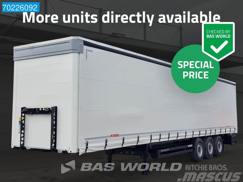 Kögel S24-1 3 axles More Units Available NEW BPW/SAF Lif Semi-trailer med Gardinsider