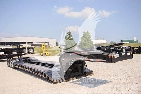 Fontaine 55 ton hydraulic detachable RGN double drop low bo Semi-trailer blokvogn