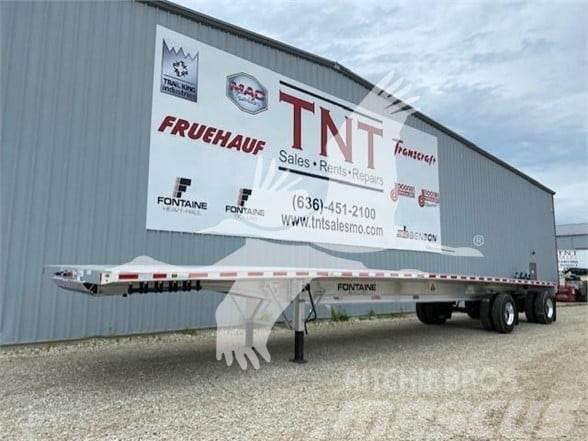 Fontaine (QTY: 50) 48 X 102 REVOLUTION ALL ALUMINUM FLATBE Semi-trailer med lad/flatbed