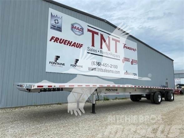 Fontaine (QTY: 50) NEW REVOLUTION 52 ALL ALUMINUM FLAT 48  Semi-trailer med lad/flatbed