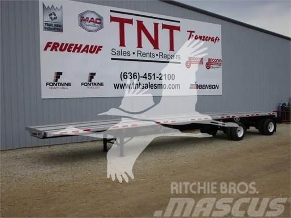 Wabash (FORMERLY TRANSCRAFT) [QTY:75] 48' COMBO FLATBED Semi-trailer med lad/flatbed