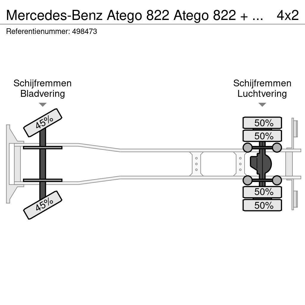 Mercedes-Benz Atego 822 Atego 822 + Euro 5 + Dhollandia lift Fast kasse