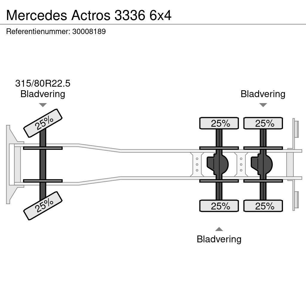 Mercedes-Benz Actros 3336 6x4 Lastbiler med tip