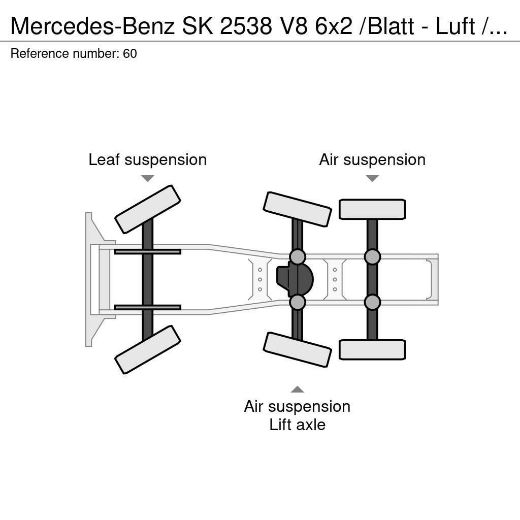 Mercedes-Benz SK 2538 V8 6x2 /Blatt - Luft / Lenk / Liftachse Trækkere