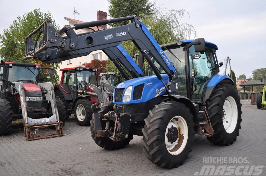 New Holland T6.140 + QUICKE Q56 Traktorer