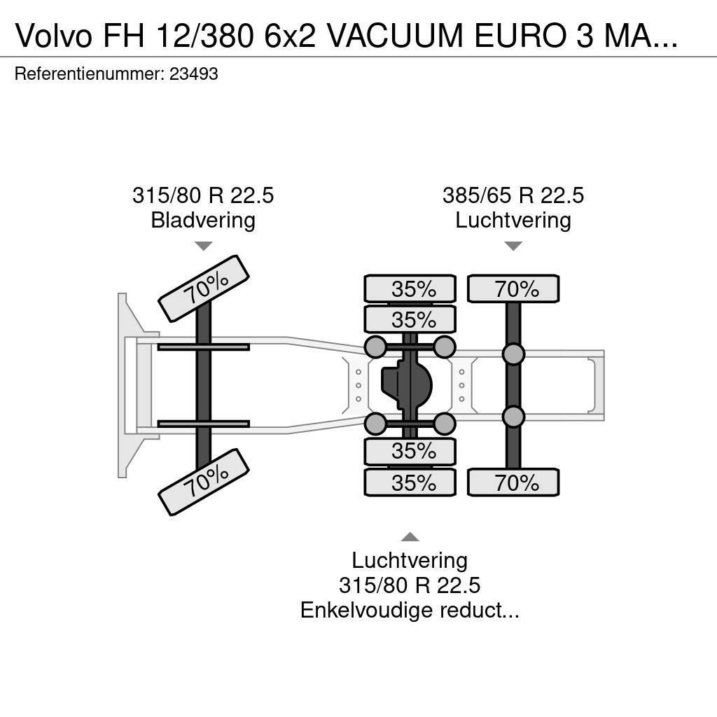 Volvo FH 12/380 6x2 VACUUM EURO 3 MANUAL GEARBOX 758.100 Trækkere