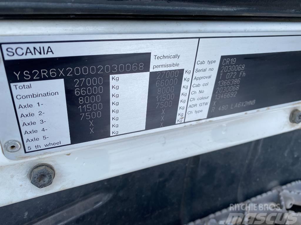 Scania R480 6x2 / RETARDER / HYDRAULICS Trækkere