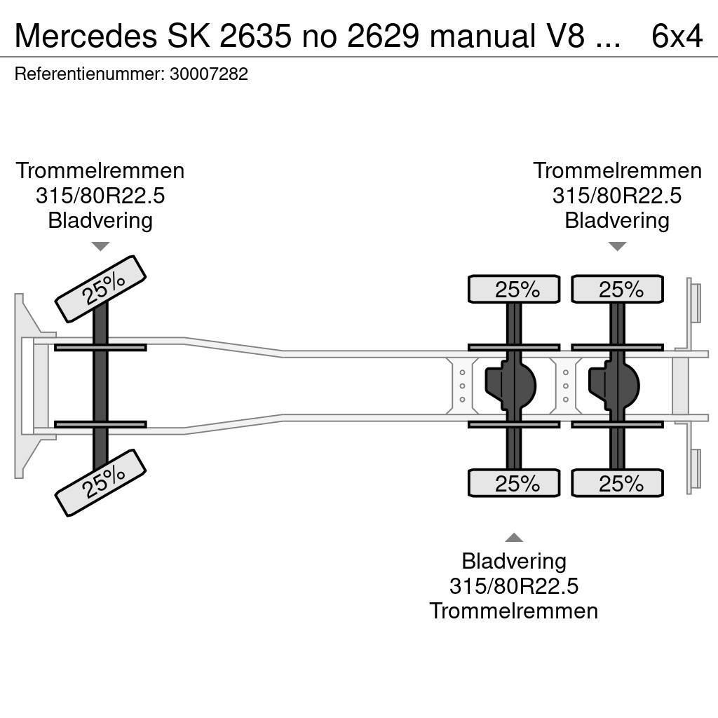 Mercedes-Benz SK 2635 no 2629 manual V8 2435 Lastbiler med tip