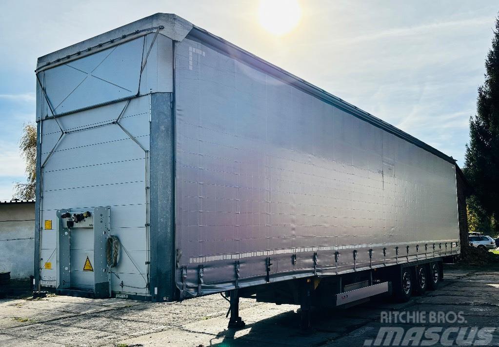 Schmitz Cargobull SCS24 2020 Lov deck MEGA Semi-trailer med Gardinsider
