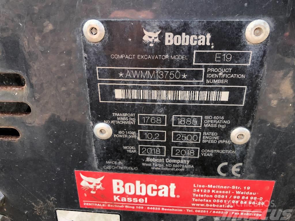 Bobcat E 19 Minigravemaskiner