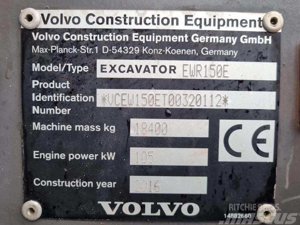 Volvo EWR 150 E Gravemaskiner på hjul