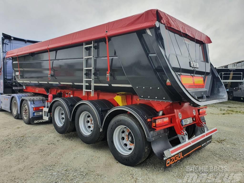  Özgül Trayler AT5A10 3axl double wheels 28cbm Semi-trailer med tip