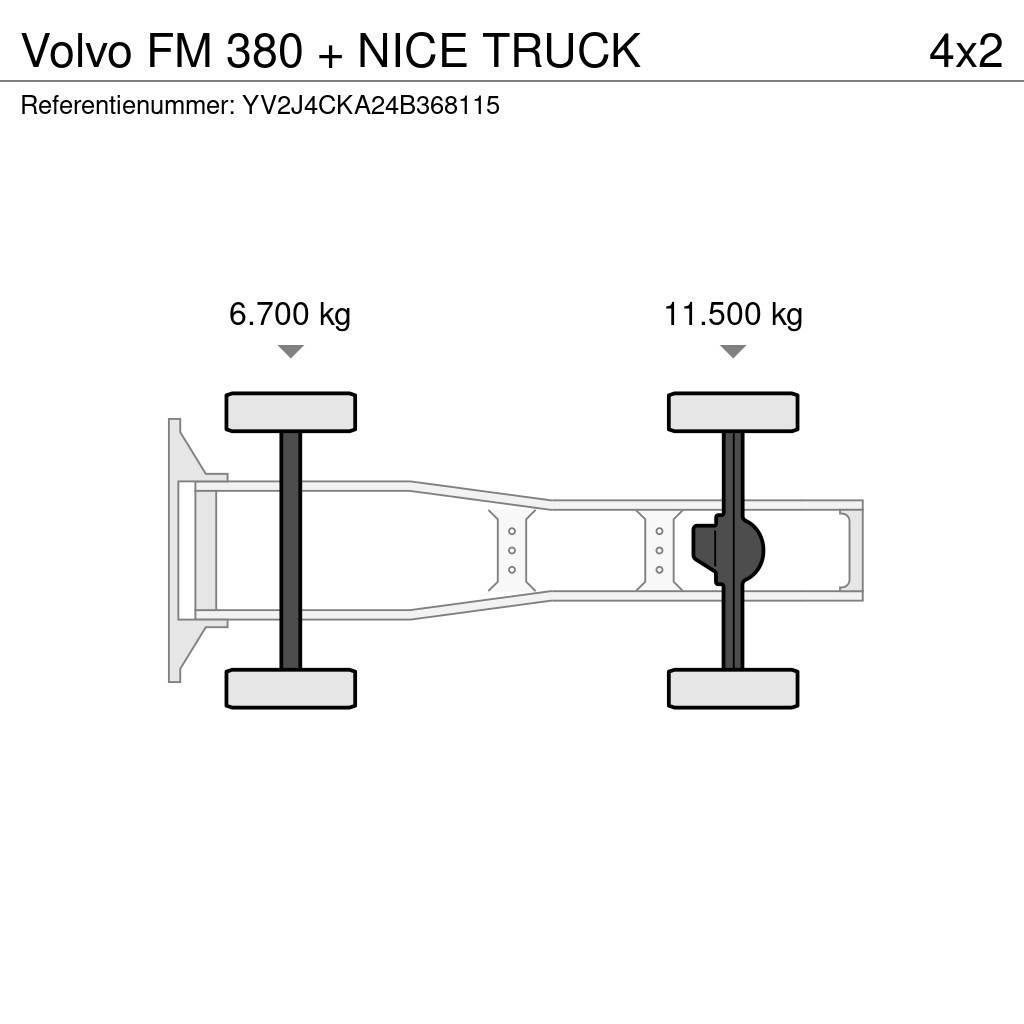 Volvo FM 380 + NICE TRUCK Trækkere