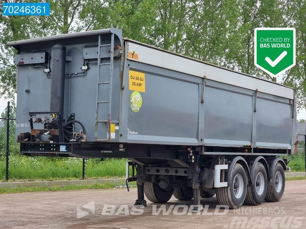 Bulthuis TSTA23 29m3 Liftachse Steel Tipper Semi-trailer med tip