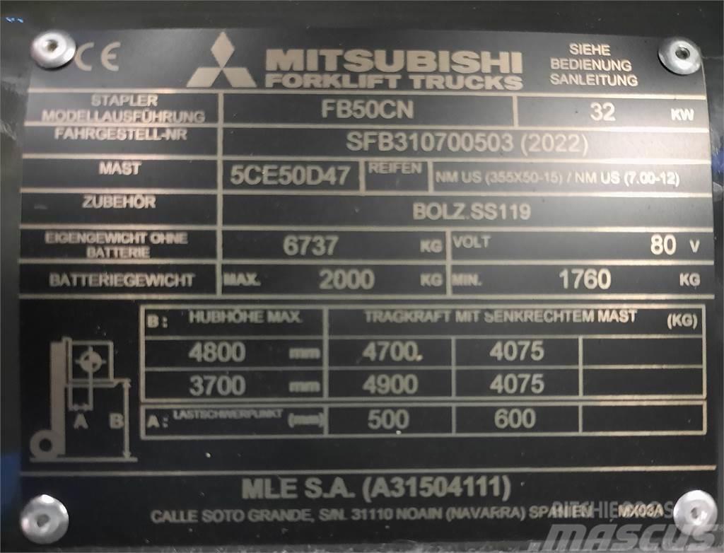 Mitsubishi FB50CN El gaffeltrucks