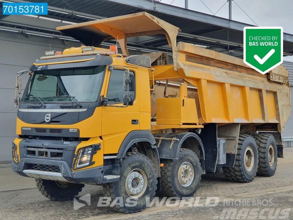 Volvo FMX 520 8X4 40 tonnes payload | 34m3 Pusher |Minin Lastbiler med tip