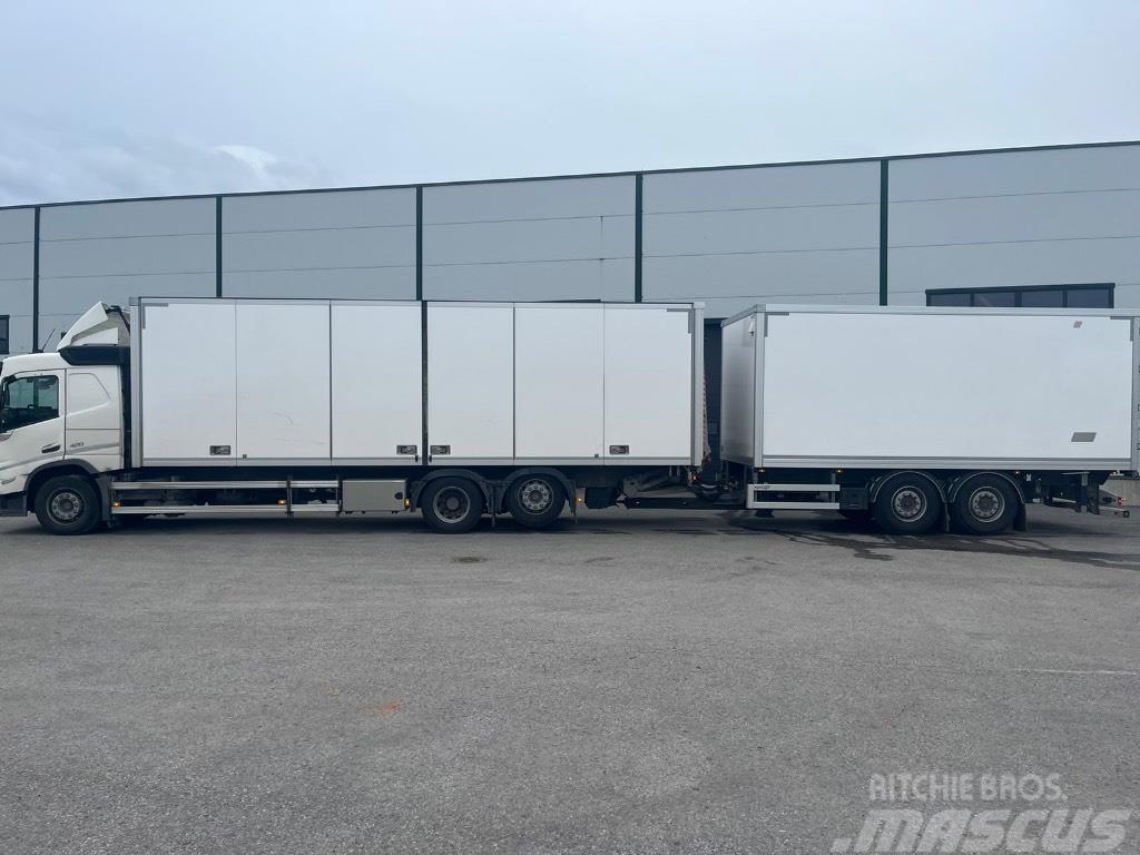 Volvo FM -Truck 21pll + trailer 15pll (36pll)  two truck Fast kasse