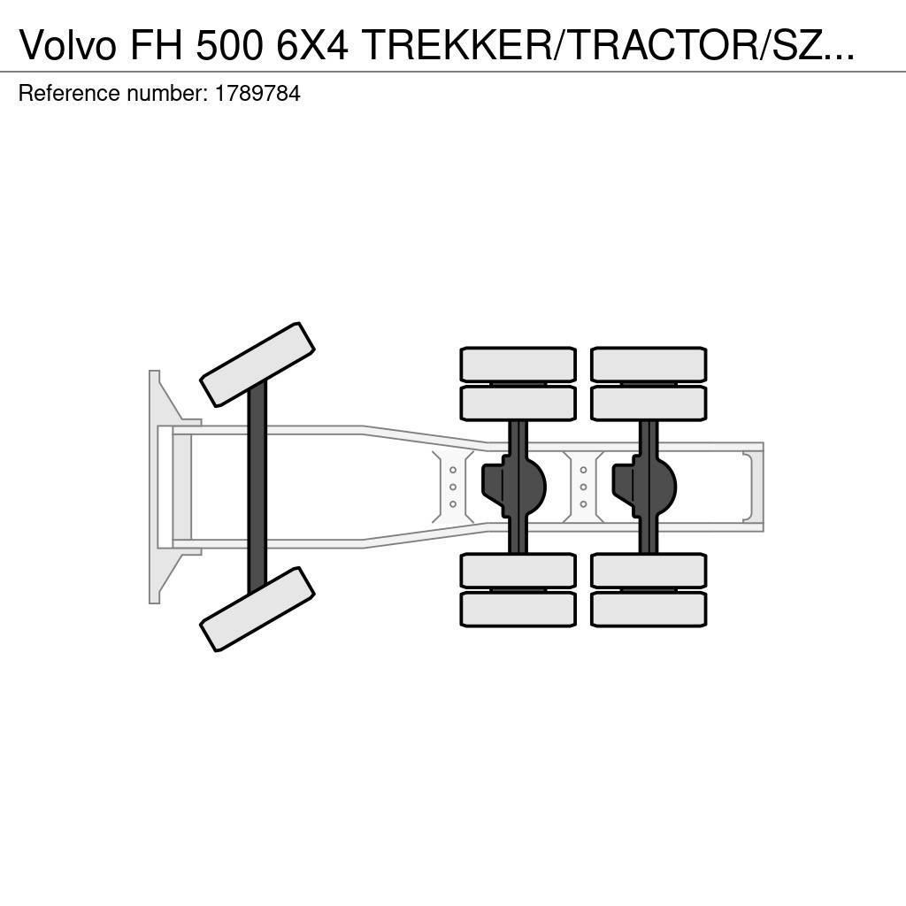Volvo FH 500 6X4 TREKKER/TRACTOR/SZM EURO 6 HYDRAULIC Trækkere