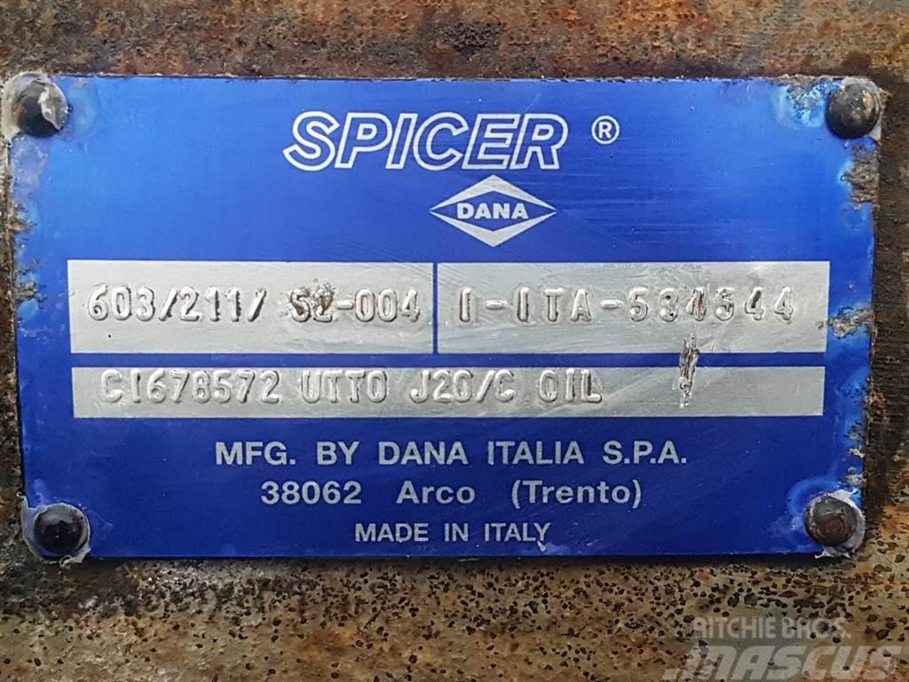 Manitou 180ATJ-Spicer Dana 603/211/52-004-Axle/Achse/As Aksler