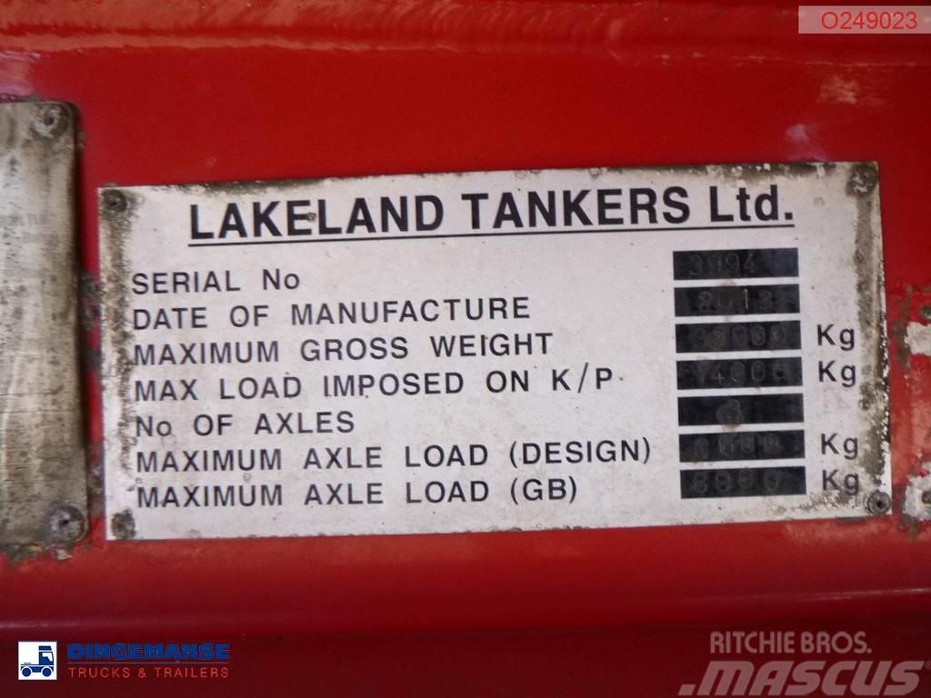  Lakeland Tankers Fuel tank alu 42.8 m3 / 6 comp + Semi-trailer med Tank