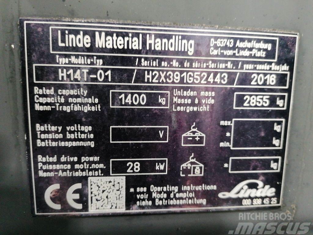 Linde H14T-01 LPG gaffeltrucks
