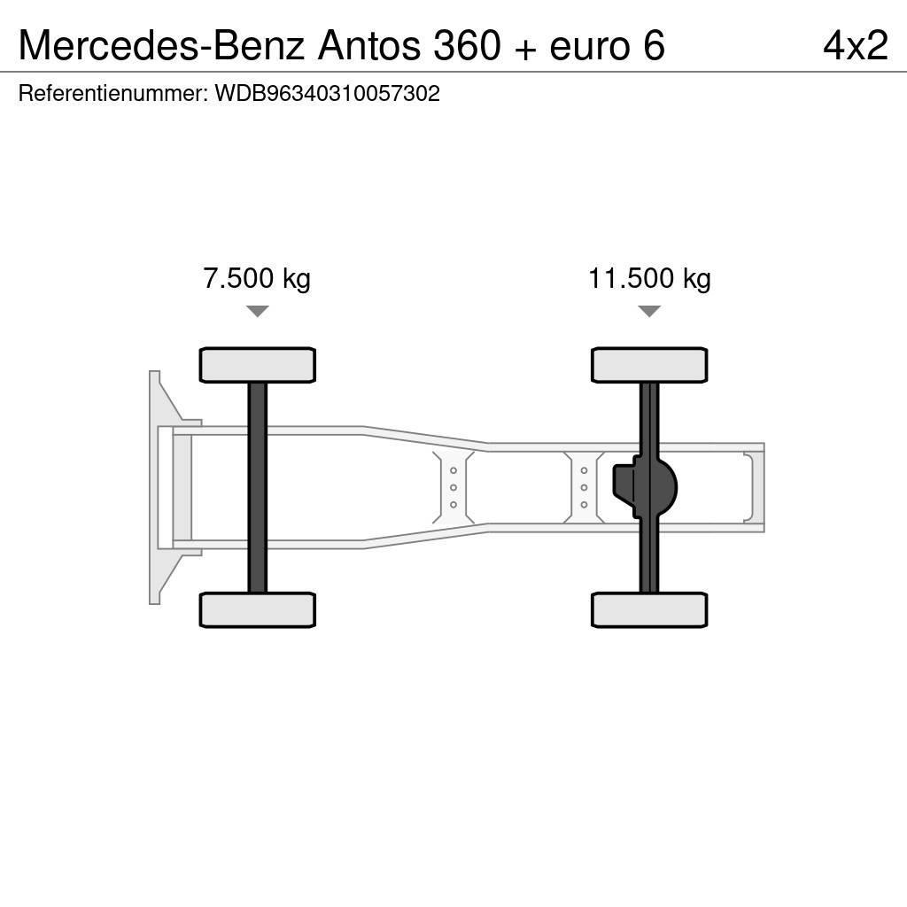 Mercedes-Benz Antos 360 + euro 6 Trækkere