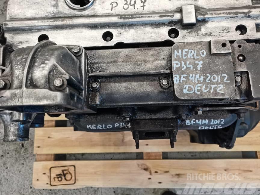 Merlo P 34.7 {Deutz BF4M 2012}  intake manifold Motorer