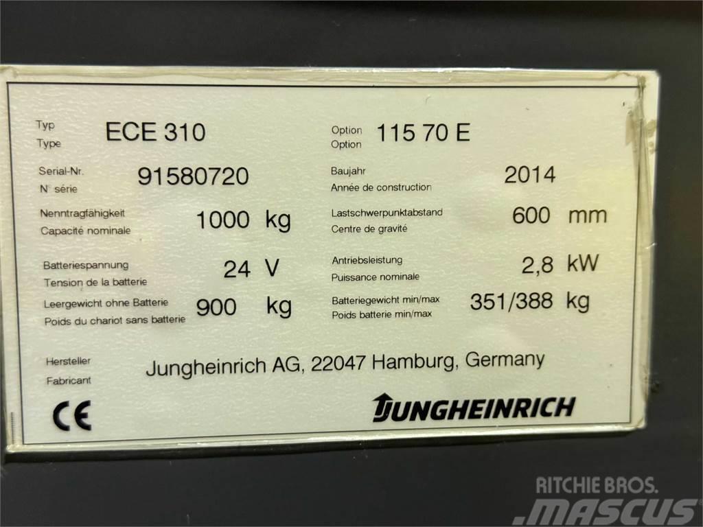 Jungheinrich ECE 310 - BJ. 2014- 6.183 STD. Minigravemaskiner
